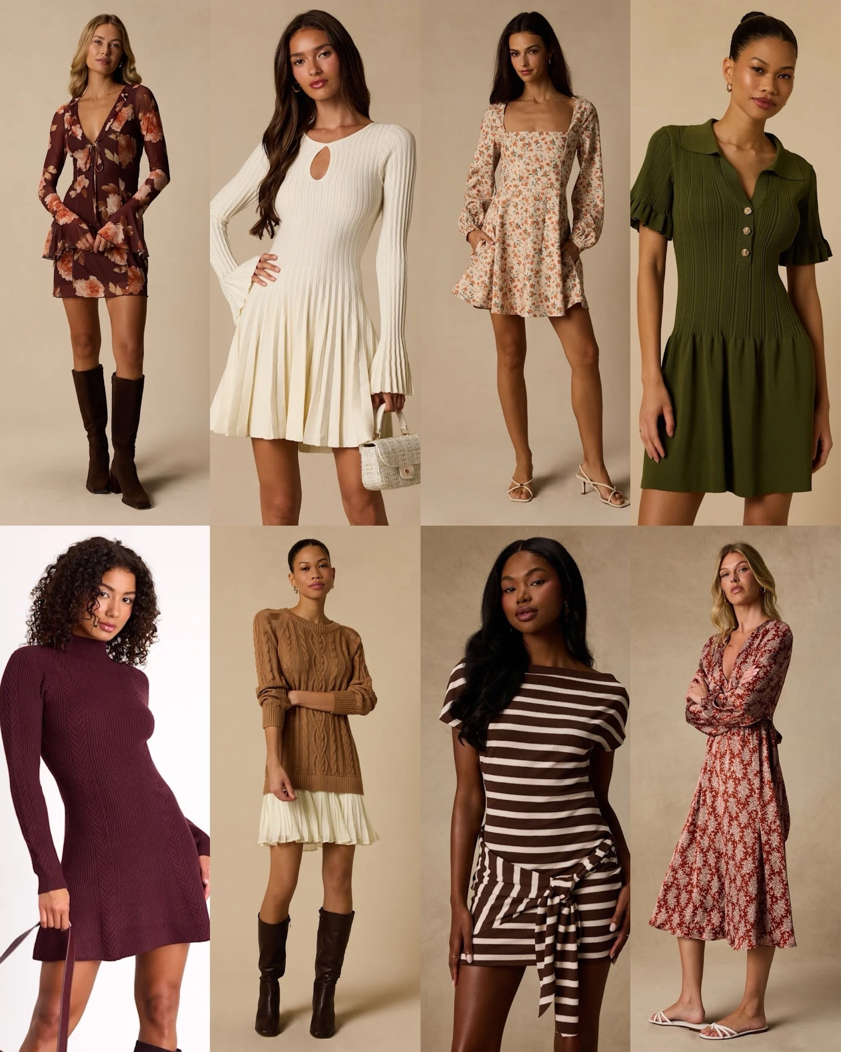 Fall dresses - casual dress, mini dress, floral, corduroy, sweater dress. All on sale under $70.

#LTKootd #LTKSeasonal #LTKSaleAlert