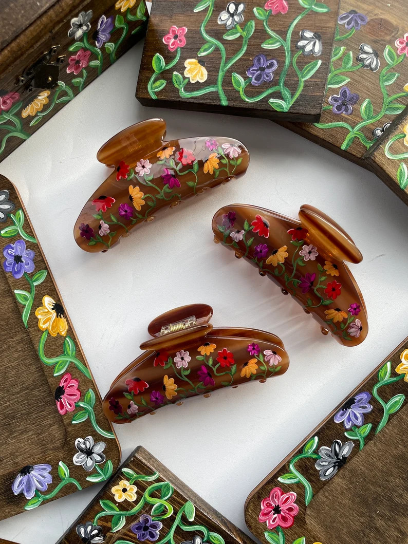 Surprise Song Piano Inspired Claw Clip - Etsy | Etsy (US)