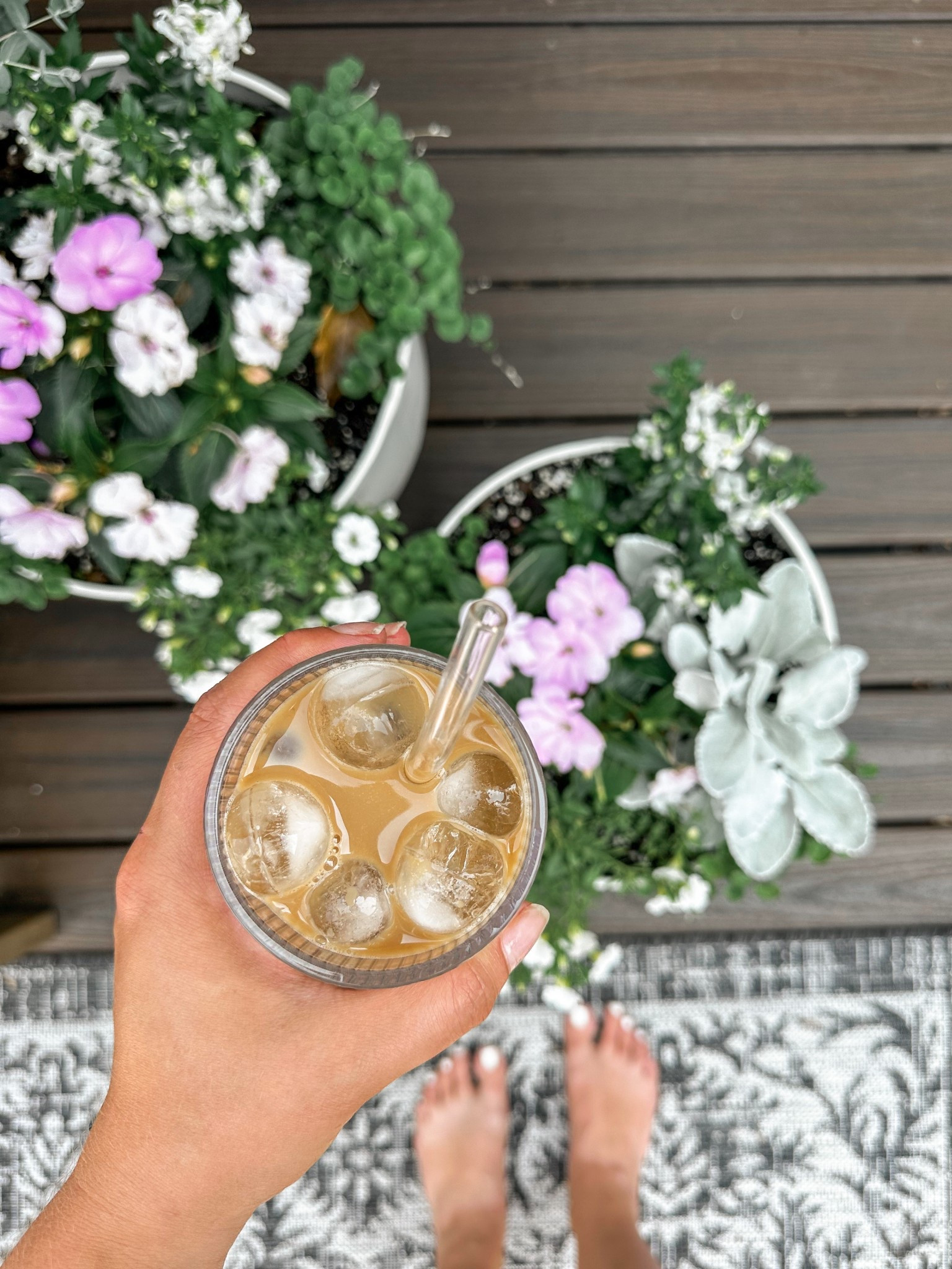 Ice lattes and summer days 

☀️👙🍉🌻🍃☕️🧊

Coffee | Coffee Lover | Lattes at Home | Breville | Cutey Glass | Patio | Deck | Planters | Summer Flowers | Garden | Summer Days | Home | Shop my Home 

#LTKSummerEdit #LTKFindsUnder50 #LTKHome