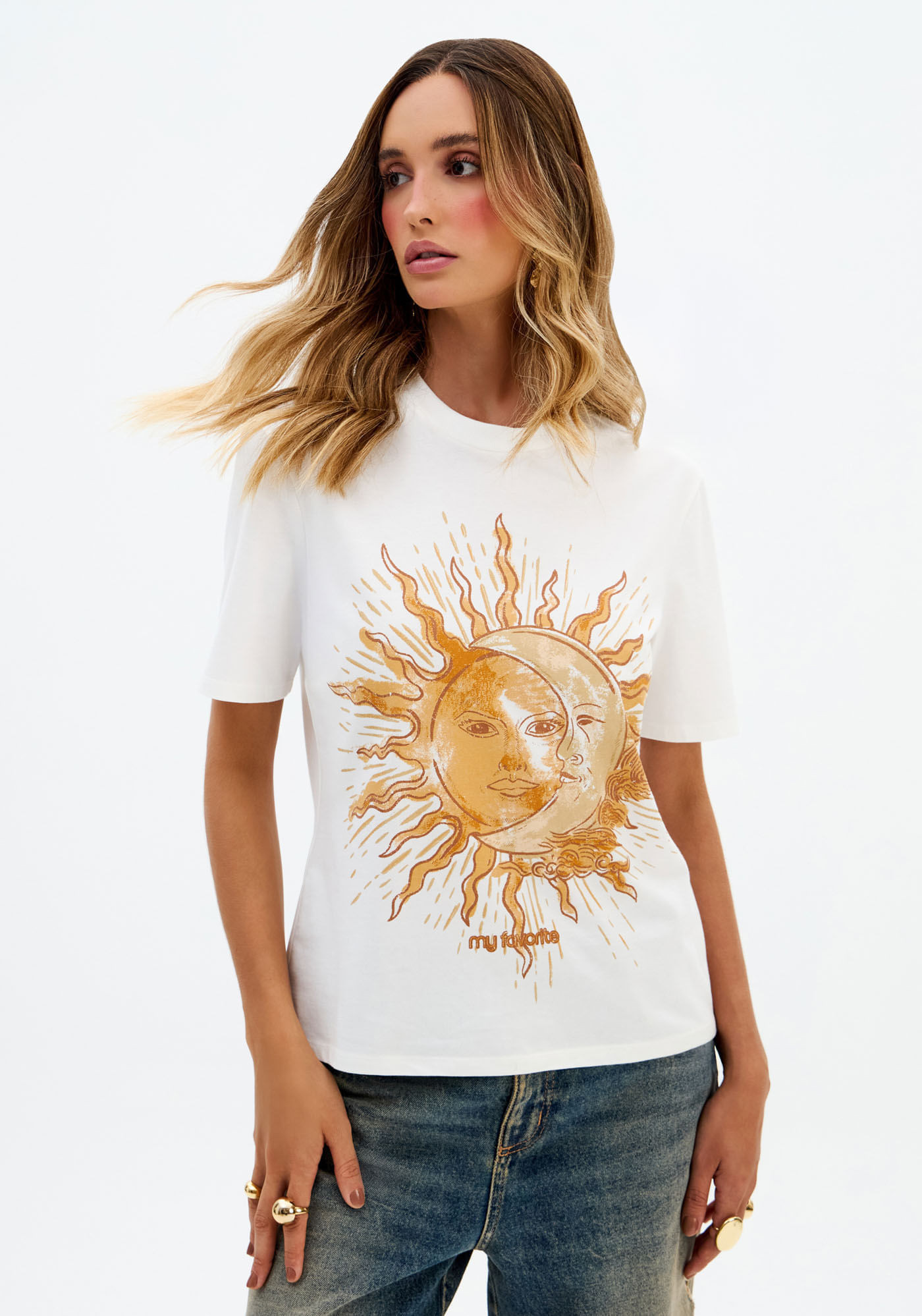 T-Shirt Regular Com Estampa | OffPremium (BR)