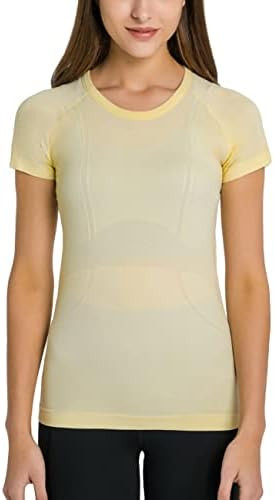 LUYAA Women's Workout Tops Long Sleeve Shirts Yoga Sports Breathable Gym Athletic Top Slim Fit | Amazon (US)