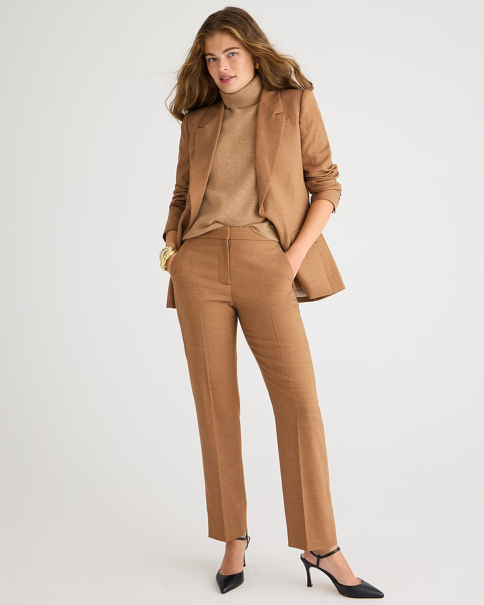 Kate straight-leg pant in Italian city wool blend | J. Crew US