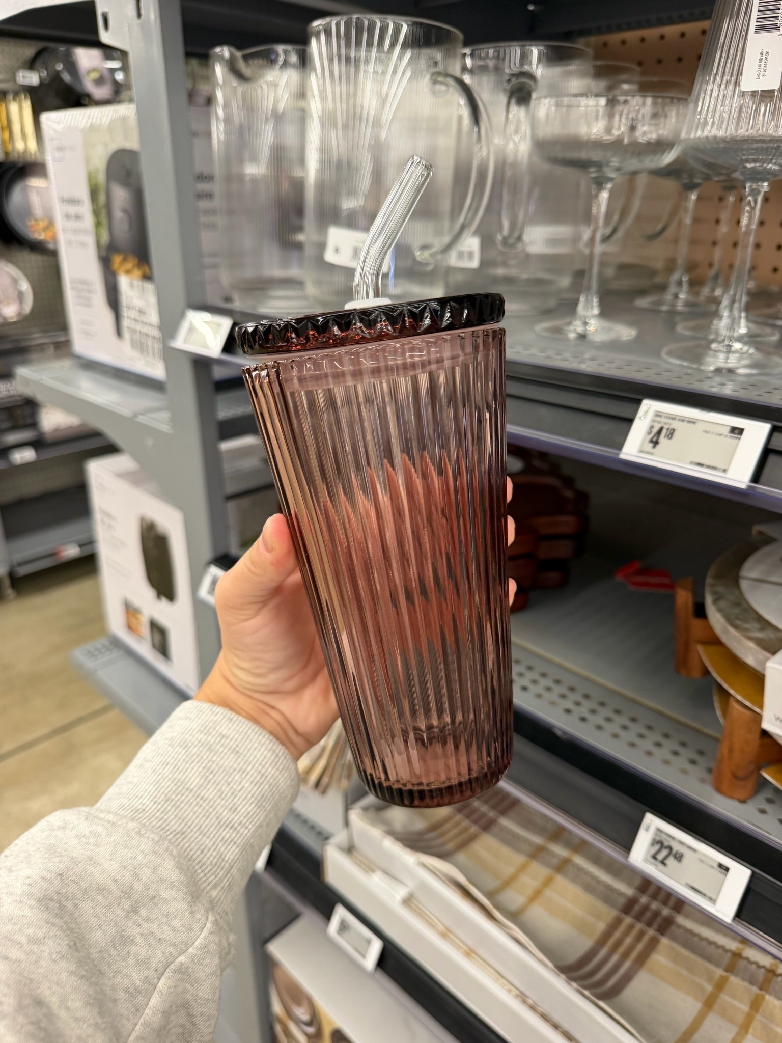 Ribbed glass tumblers! Under $6!

#LTKgrwm #LTKdayinmylife #LTKmorningroutine