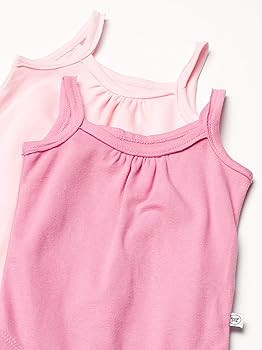 HonestBaby Cami Bodysuits One-piece 100% Organic Cotton for Baby Girls | Amazon (US)