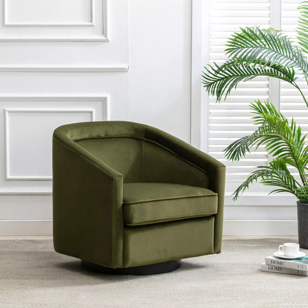 Classic Swivel Barrel Chair - WOVENBYRD | Target