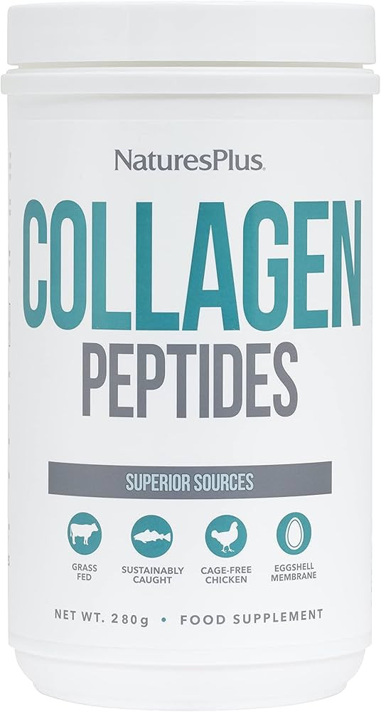 Natures Plus Collagen Peptides - 0.65 lbs Powder - Hair, Skin, Nail & Joint Health, Immune System... | Amazon (US)
