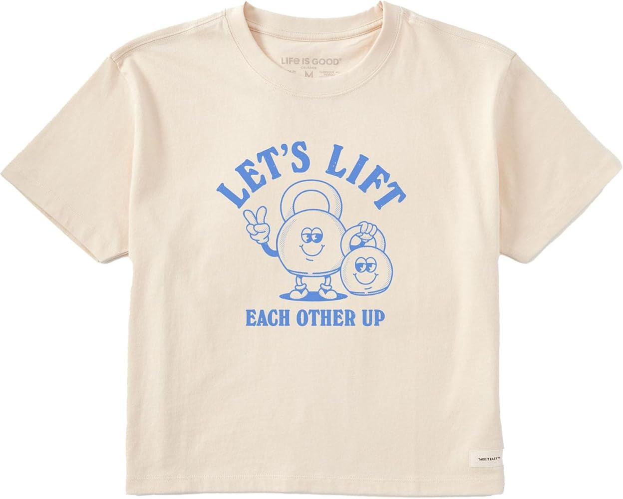 Life is Good - Womens Matchbook Lift Each Other Up Boxy Crusher T-Shirt | Amazon (US)