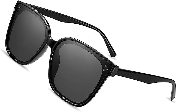 FEISEDY Retro Square Polarized Sunglasses Women Men Oversized Vintage Shades B2600 at Amazon Wome... | Amazon (US)