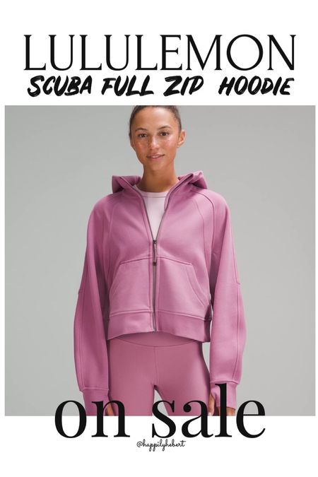 Lululemon scuba full zip hoodie on sale under $100

#LTKfindsunder100 #LTKfitness #LTKsalealert