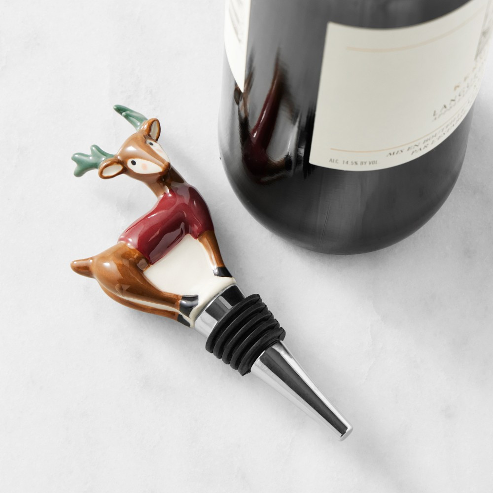 Williams Sonoma Holiday Novelty Wine Stopper | Williams-Sonoma