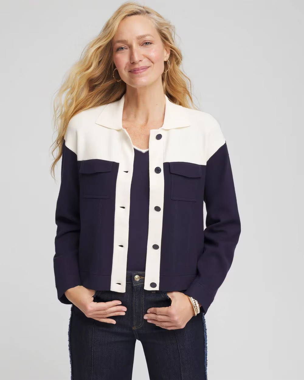 Colorblock Cardigan Jacket | Chico's