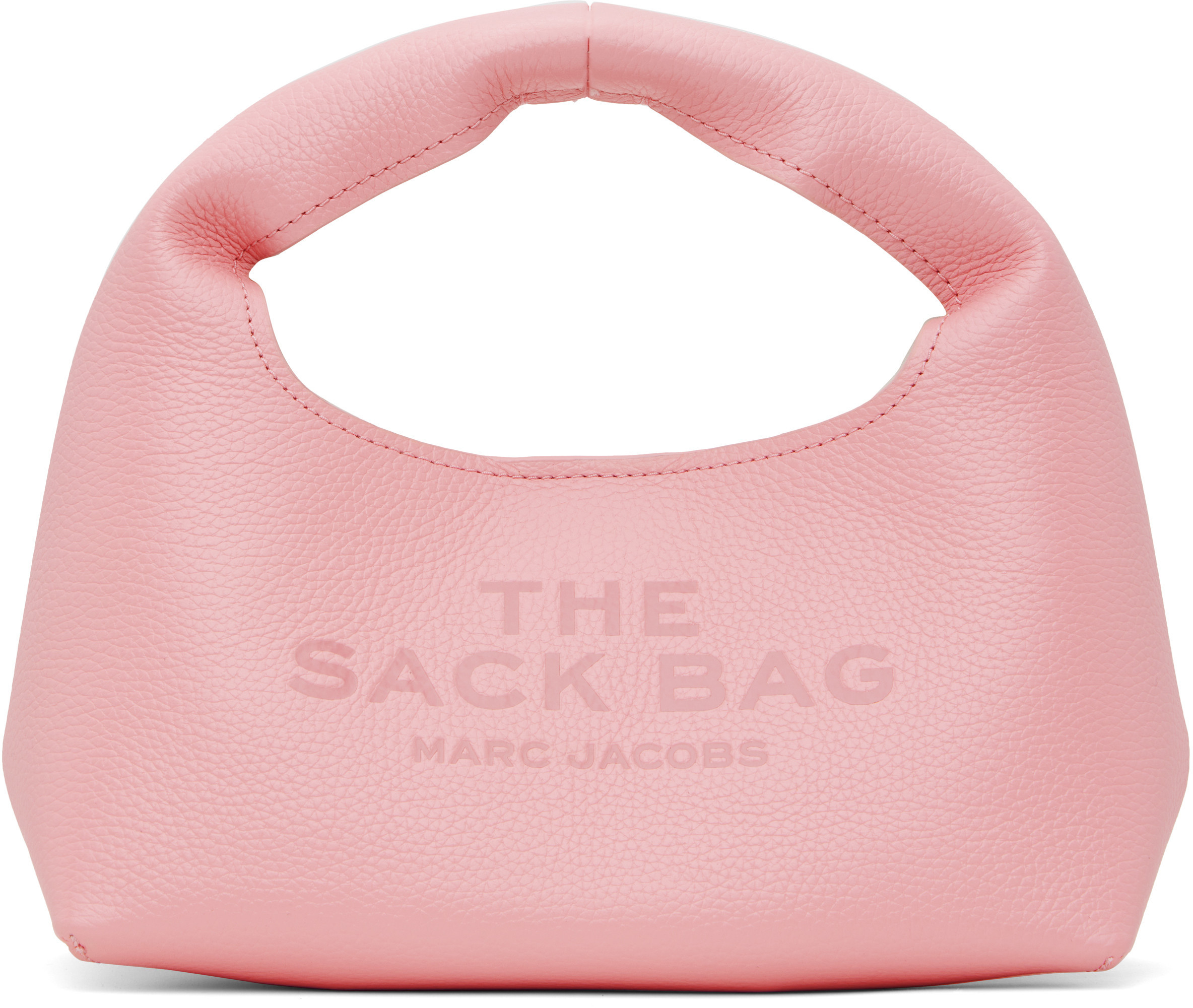 Marc Jacobs Pink 'The Mini Sack' Bag | SSENSE