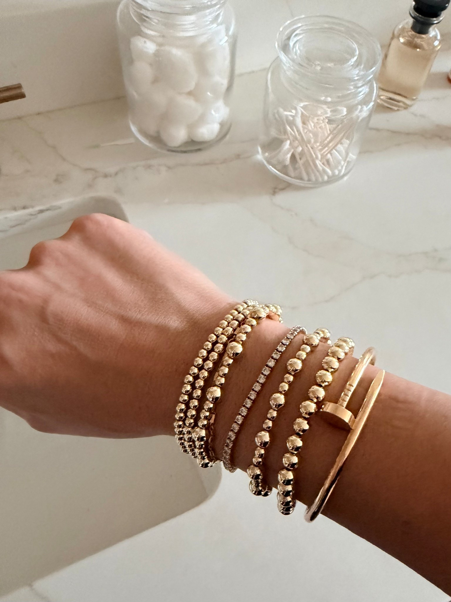 Newest addition to my bracelet stack and I’ll think you’ll be shocked by the price! 

#LTKMidsize #LTKOver40 #LTKFindsUnder50