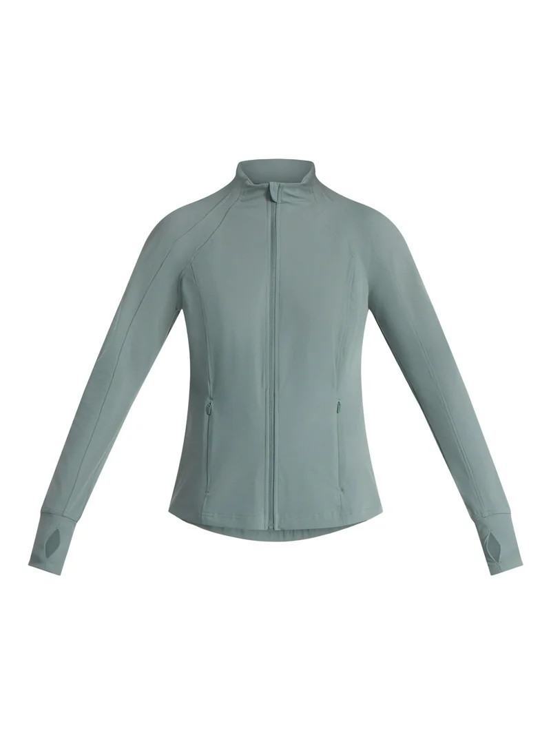 Avia Women's and Women's Plus SoftSculpt Zip Up Active Jacket, Sizes XS-4X | Walmart (US)