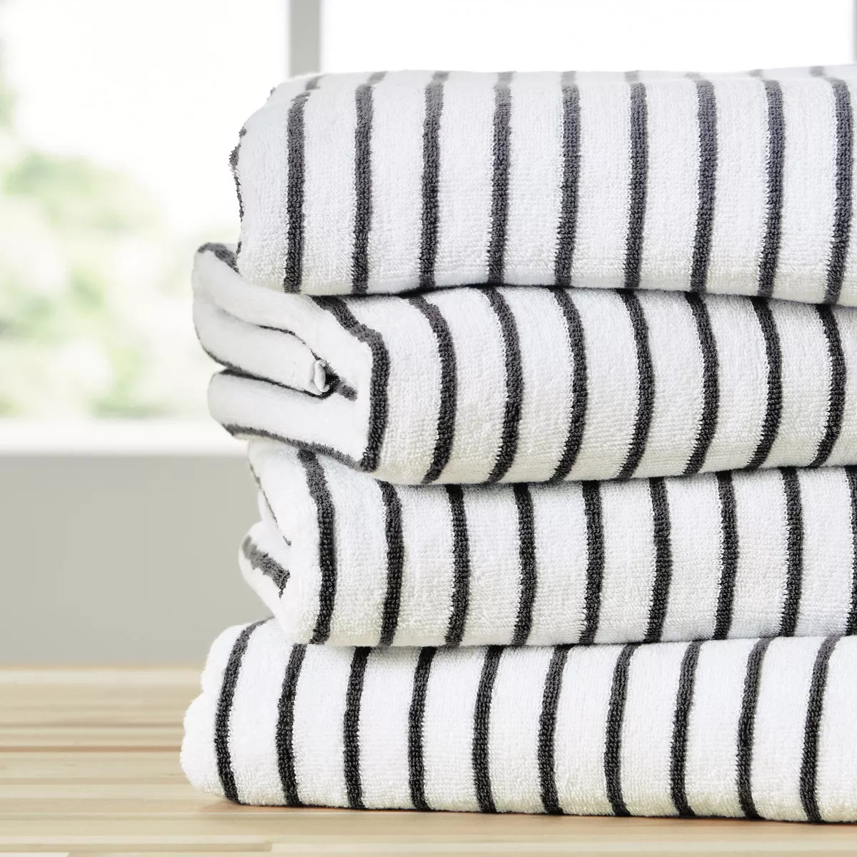 Cabana Stripe 100% Cotton Pool and Beach Towels - Oversized, Absorbent, Quick-Dry Towels - Becky ... | Target
