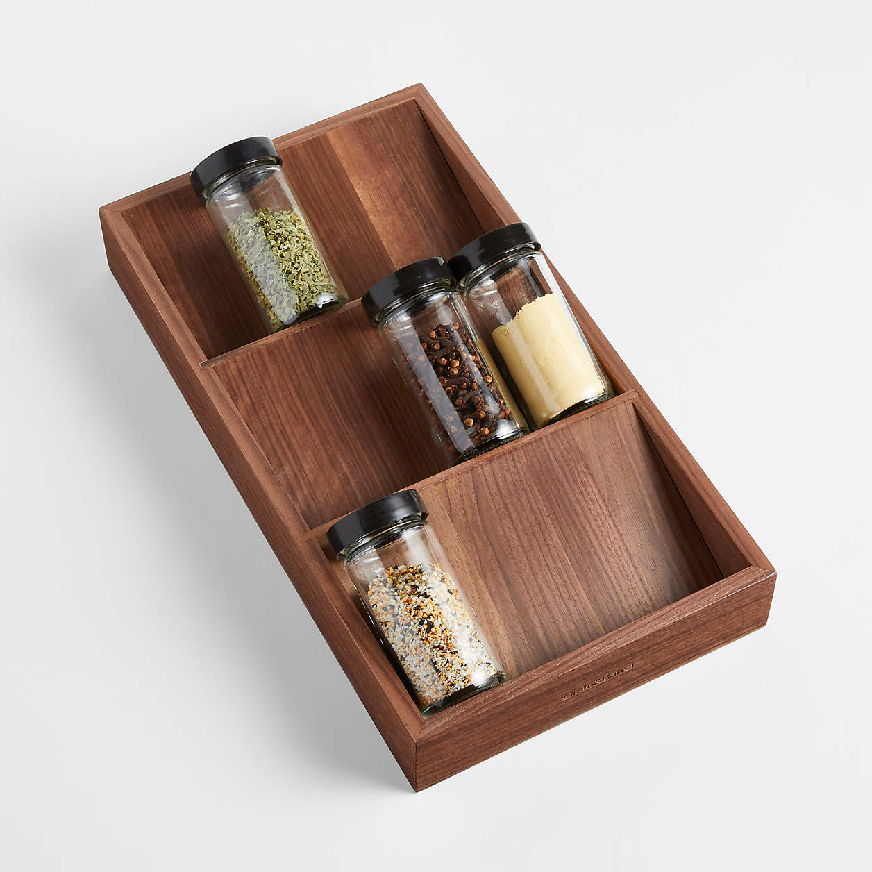 Crate & Barrel Bamboo Spice Drawer Organizer + Reviews | Crate & Barrel | Crate & Barrel