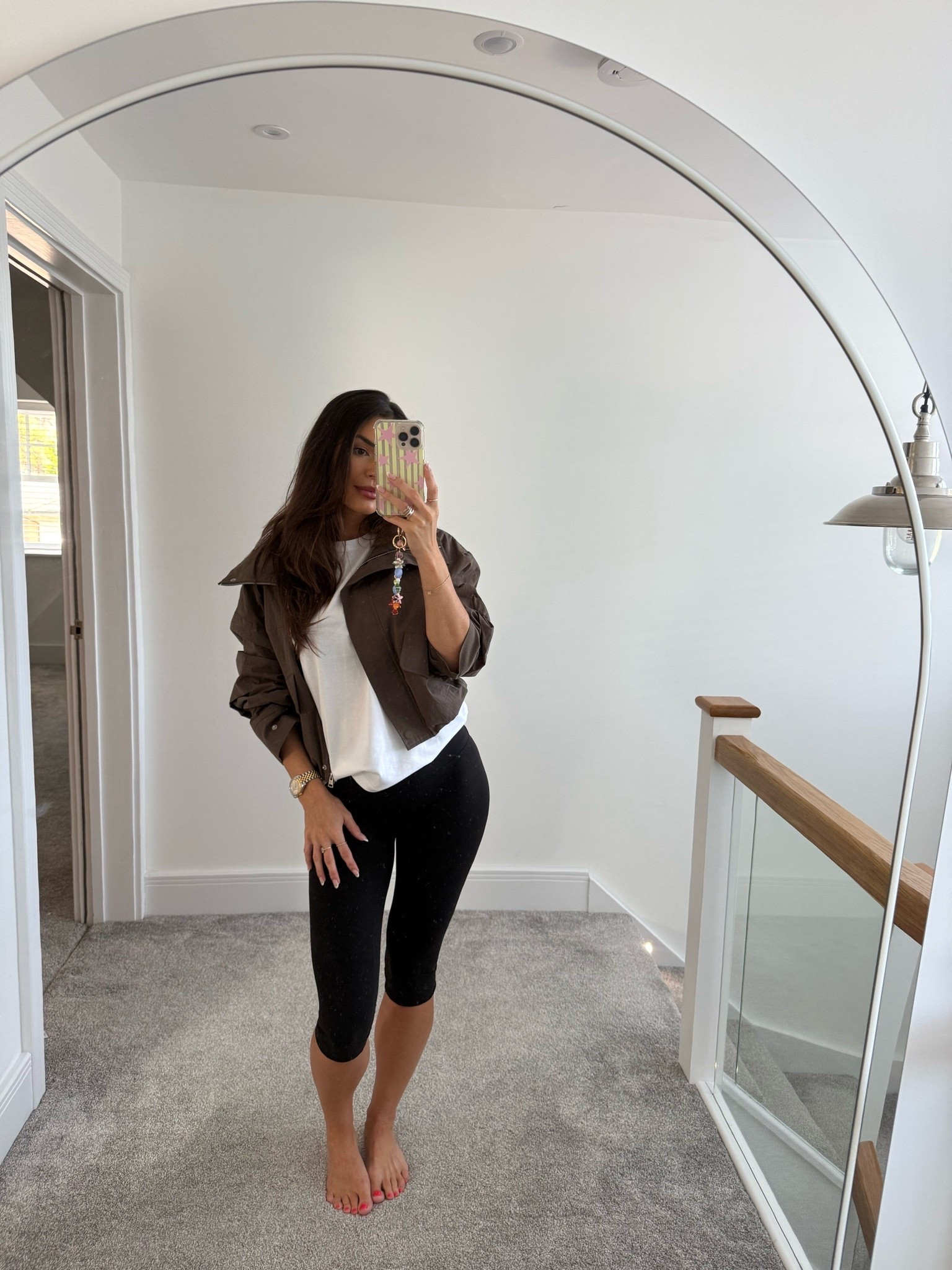 Now it’s raining it’s capri and jacket weather again #caprileggings #jacket

#LTKuk #LTKautumn