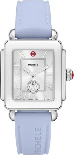 Deco Sport Mid Silicone Strap Watch, 29mm x 31mm | Nordstrom