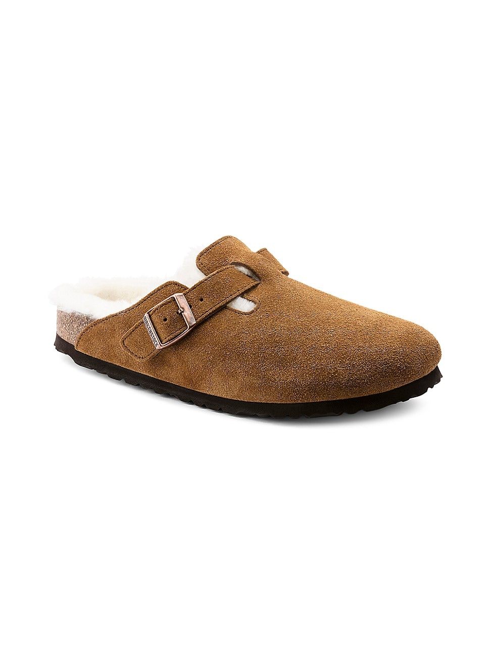 Men's Boston Shearling-Lined Clogs - Mink Natural - Size 13 | Saks Fifth Avenue