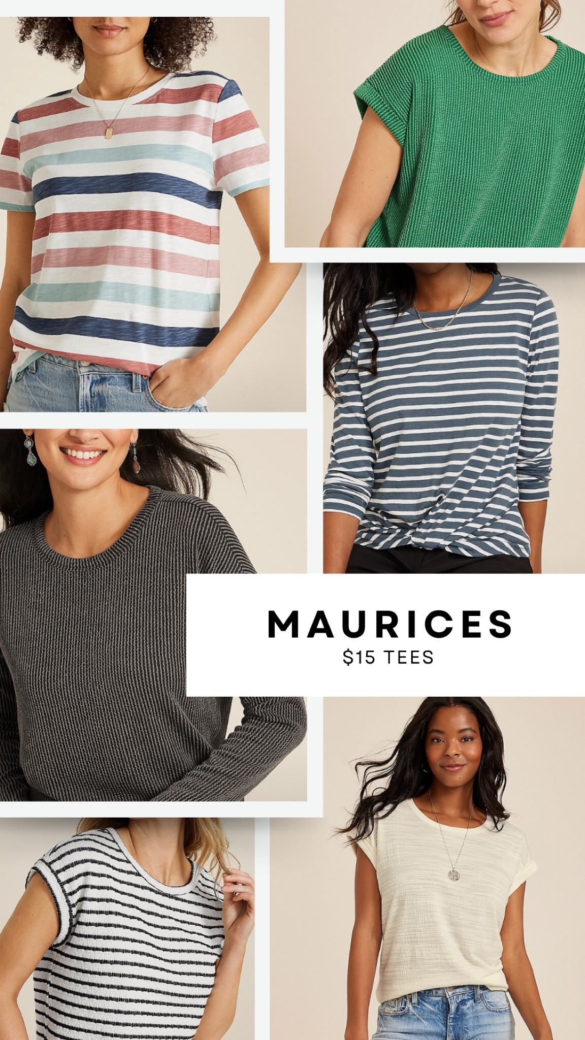 $15 elevated tees at Maurices!!

#LTKFindsUnder50 #LTKSaleAlert #LTKOver40