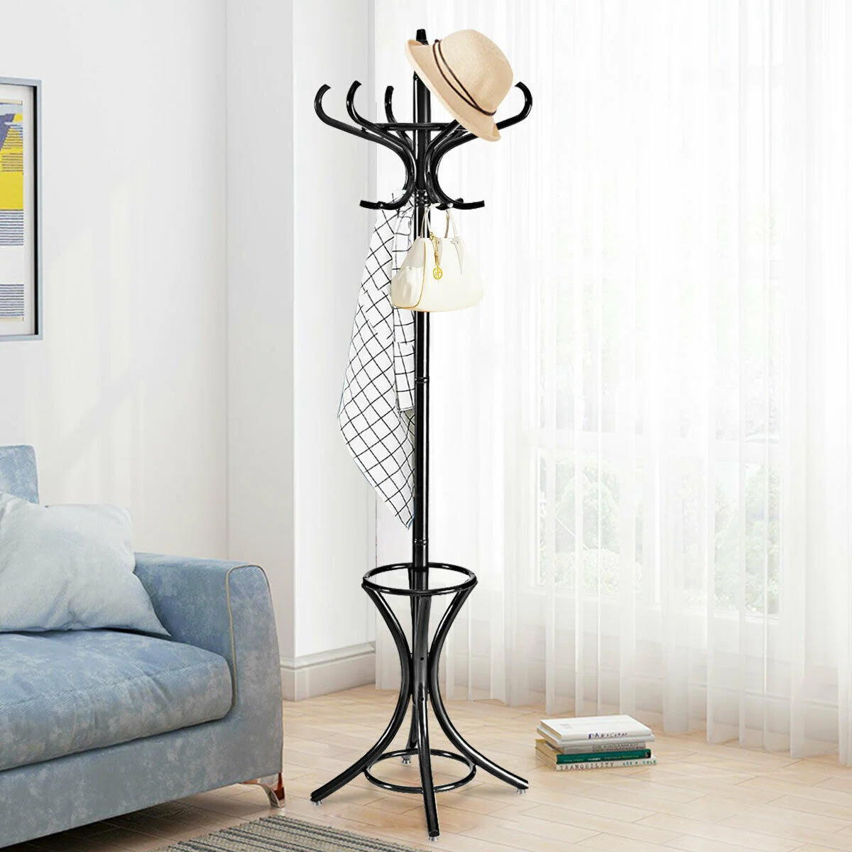 Solid Wood Freestanding Coat Rack | Wayfair North America
