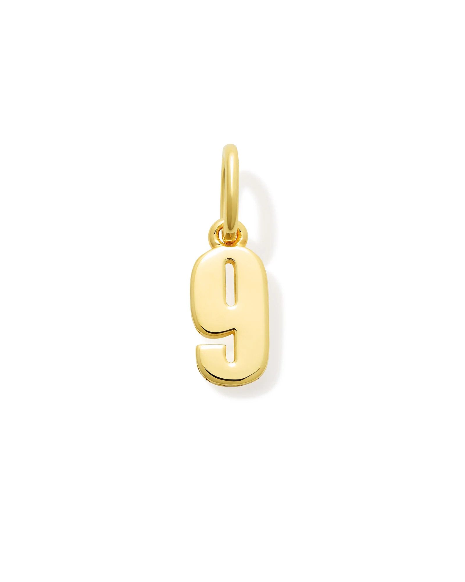Metal Number 9 Charm in 18k Gold Vermeil | Kendra Scott | Kendra Scott