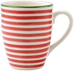 Vietri Mistletoe Stripe Mug - Holiday Tableware, Accents, Gifts and Decor | Amazon (US)