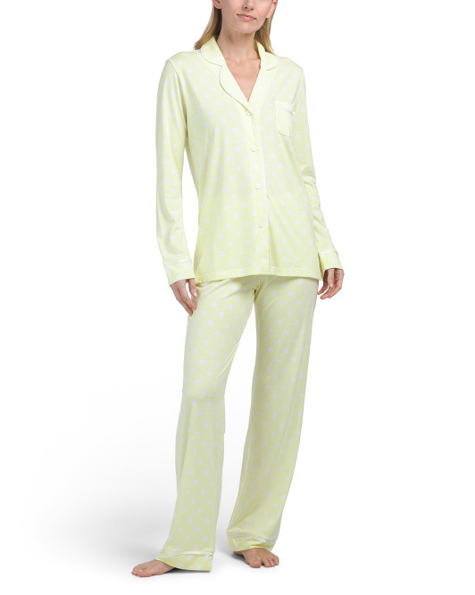 2pc Bella Notch Collar Pajama Set | TJ Maxx