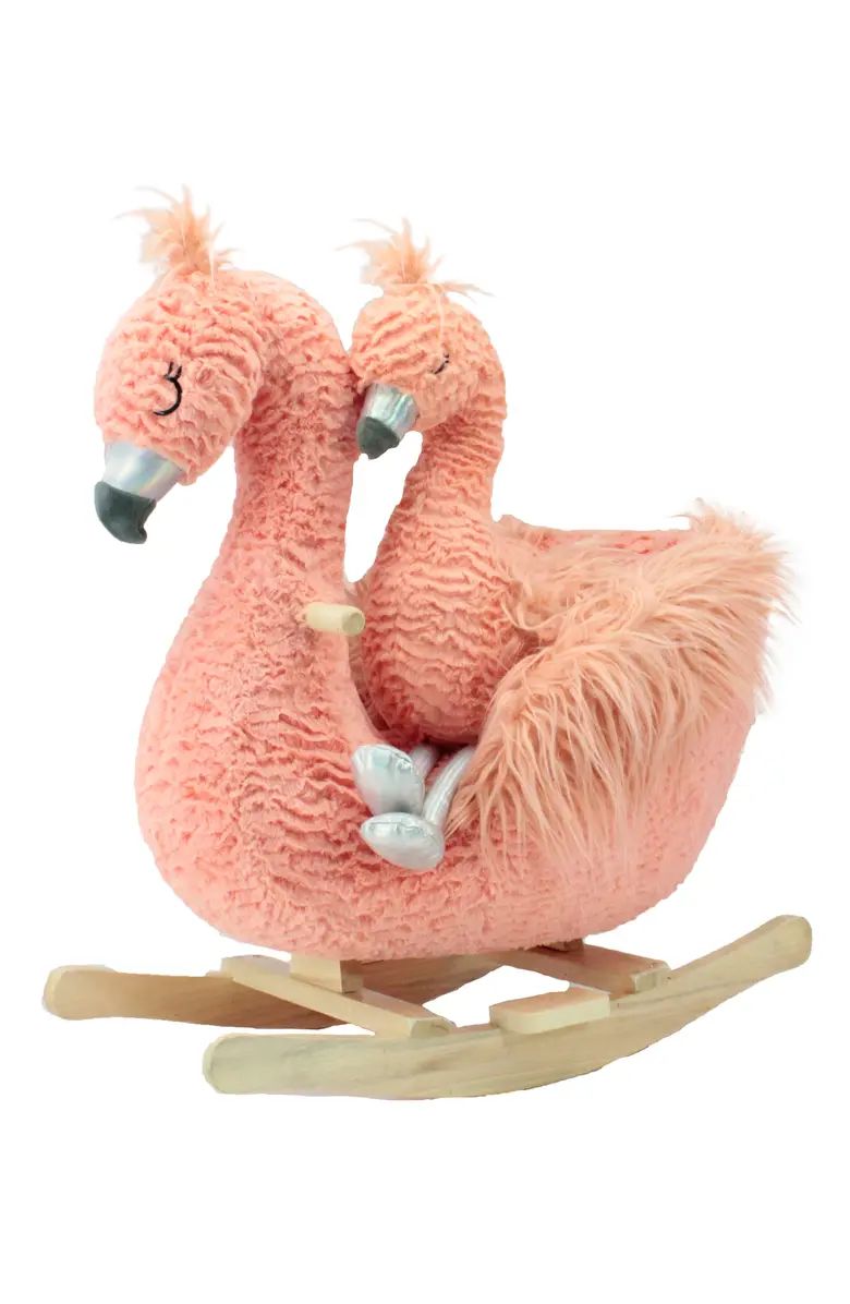 Soft Landing Darling Duo Flamingo Rocker & Toy Set | Nordstrom | Nordstrom