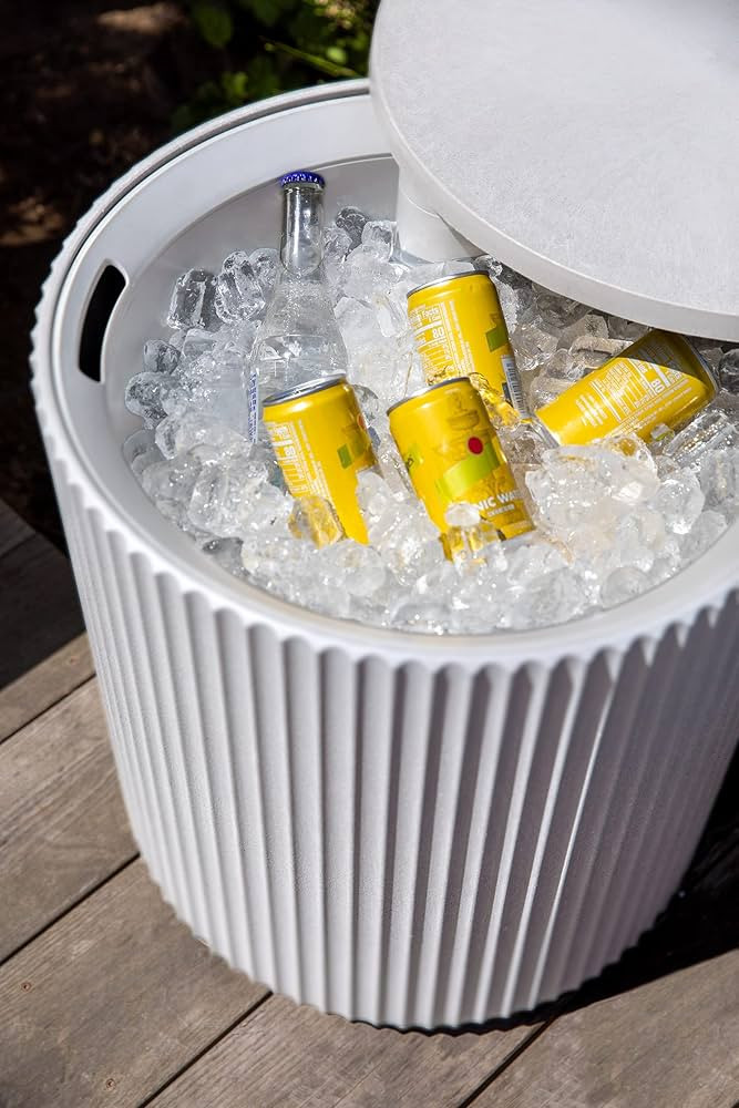 Veradek Outdoor Cooler Side Table - 2 in 1 - Designed for use as Outdoor Side Table, Patio Table, Ou | Amazon (US)