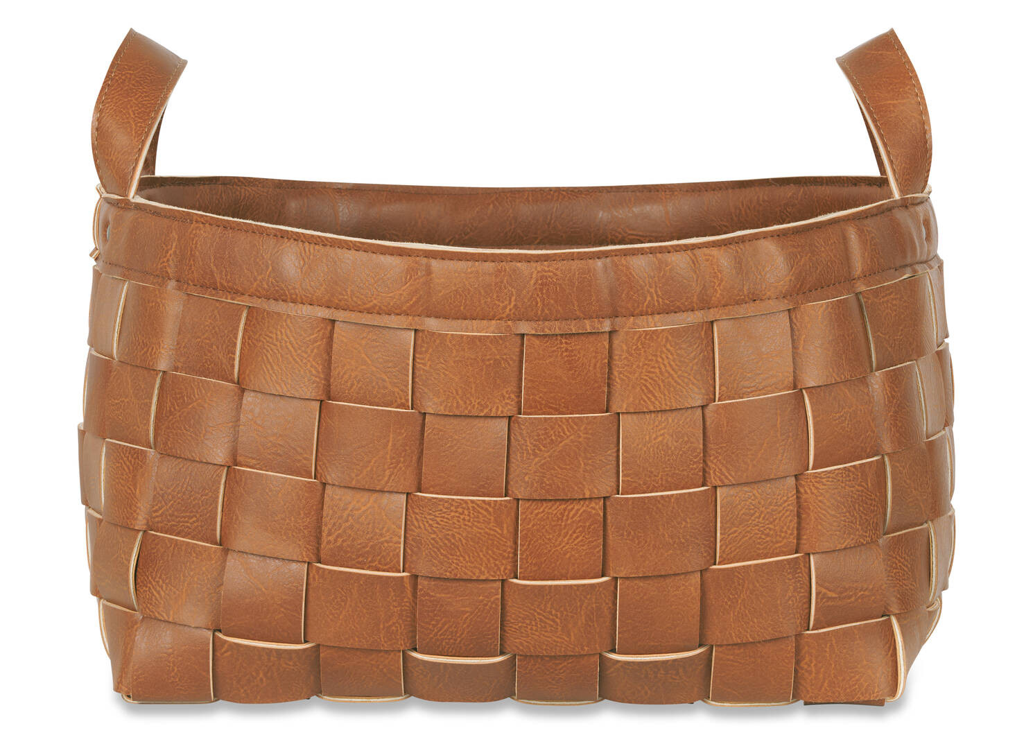 Iona Basket Large Cognac | Urban Barn