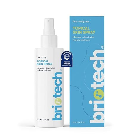 BRIOTECH Topical Skin Spray, Hypochlorous Acid Spray for Sensitive Skin, HOCl Facial Mist, Full B... | Amazon (US)