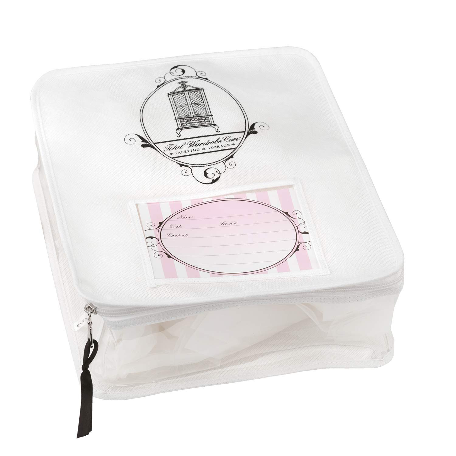 Total Wardrobe Care Knitwear And T-Shirt Storage Bag 35x30x10cm. Breathable, Stackable, Zipped Wa... | Amazon (UK)