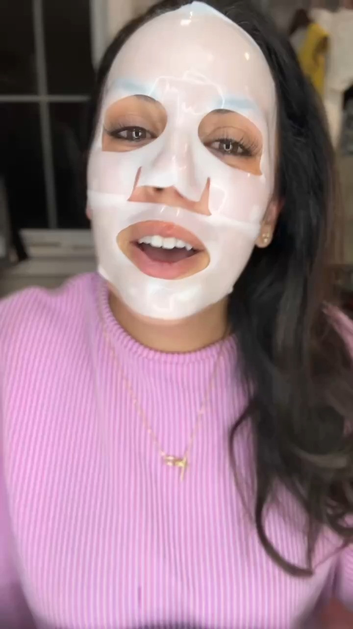 This trending collagen face mask is loaded with 2,160ppm marine collagen — way more than most! Lightweight, non-greasy, and perfect for dry or dull skin. I love how fresh and glowy my skin feels after using it. #CollagenMask #SkincareRoutine #TikTokFinds #BeautyEssentials #FacialCare #HydratingMask #GlowingSkin 

 #LTKBeauty