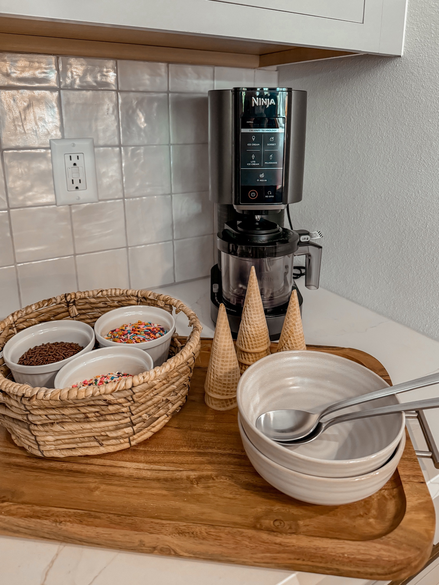 The Ninja creami ice cream machine is on sale for $169 at @walmart! #WalmartPartner You can make ice cream, sorbet or milkshakes. So fun for summer! #WalmartMustHaves #WalmartHome

#LTKHome #LTKSummerSales