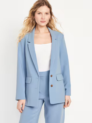 Taylor Relaxed Suit Blazer for Women | Old Navy (US)