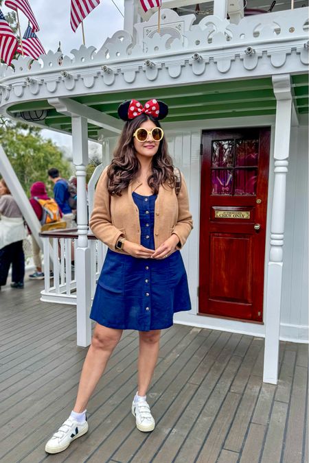 When you’re a living flag at the happiest place on Earth 🇺🇸
Actually it’s a really easy color combination to pull together especially with this linen pocket dress that comes in navy blue and a bright red! This dress is 40% off and was perfect for our recent trip to @disneyland it’s linen and has deep pockets. It gives a classier look than an athletic dress and is just as comfortable 🙌🏼 highly recommend for summer outfits and travel!

#effortlesslychic #stylewoman #styleinspiration #outfitinspiration #comfyoutfits #disneyoutfit #disneyootd #traveltodisney #themeparkoutfit #momoutfits #travellooks #midsizestyle #size12style #linendress #linendresses #ltksalealert #ltkseasonal #ltkmidsize #summerdress #summeroutfitinspo #summertravels 

Disneyland outfit / theme park outfit / Disneyland dress / linen dress / loft outfit / Jcrew outfit 

#LTKSeasonal #LTKSaleAlert #LTKFindsUnder50