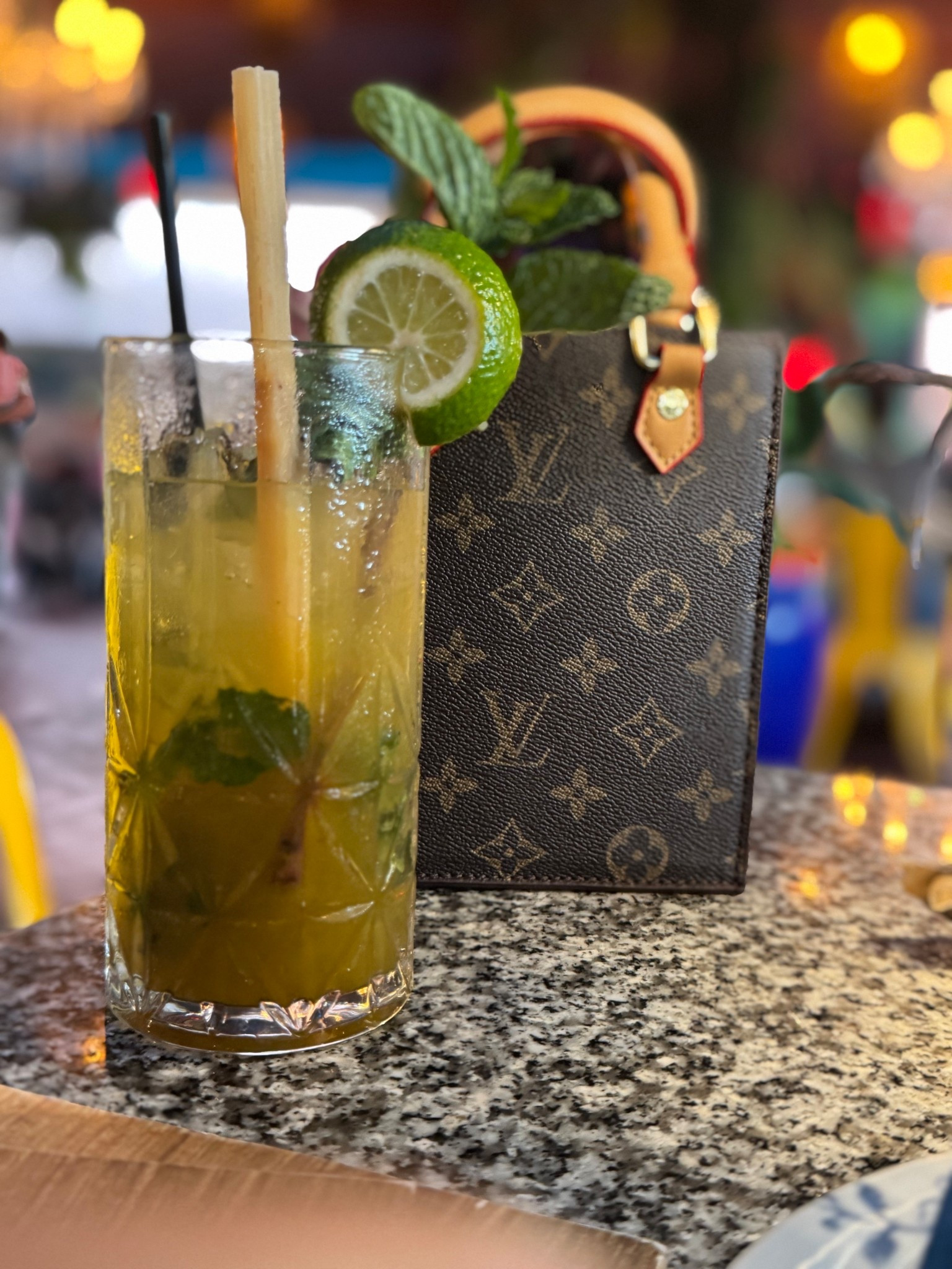 Mango mojito mocktail for the glow, Louis on my arm for the show ✨ Because soft life isn’t a trend—it’s the standard 💼🍹 #LuxuryInHand #LVNights #LTKElite

#LTKStyleTip