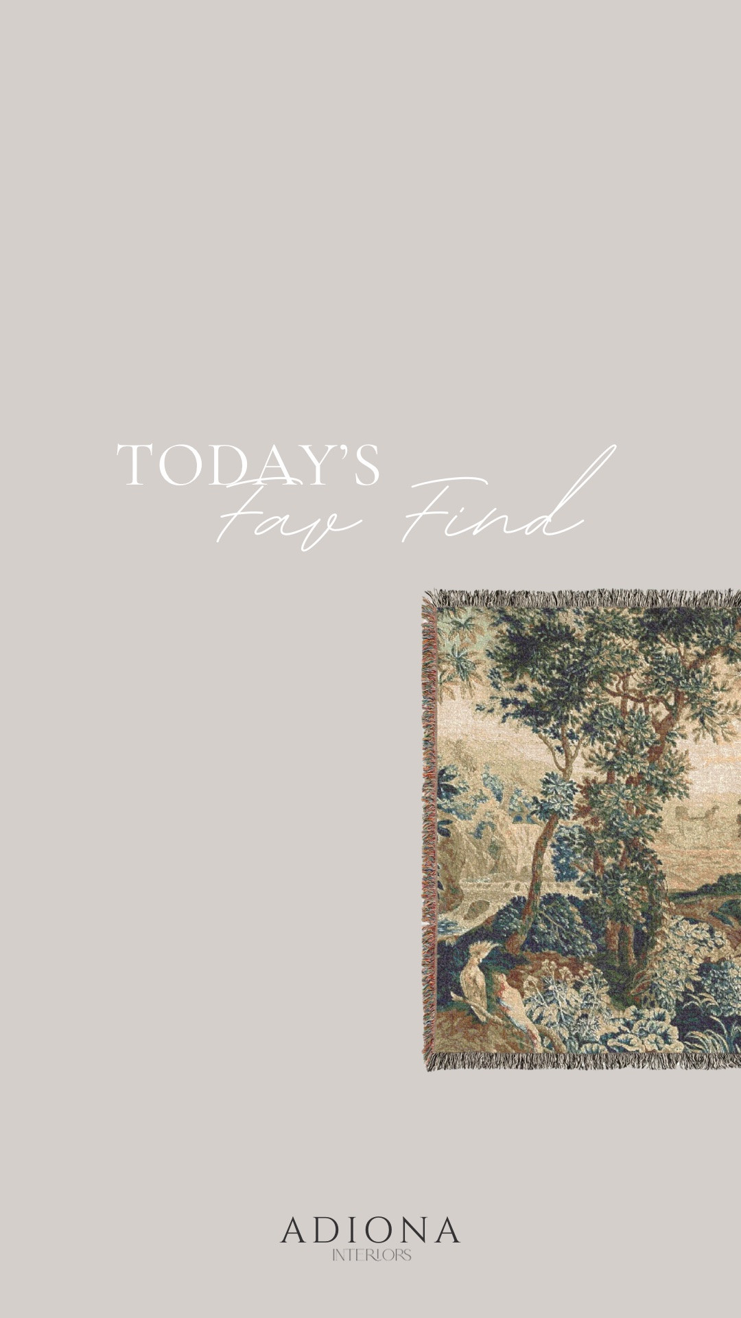 Today’s favorite find

Etsy find, tapestry, home decor, vintage home, decor ￼

#LTKSeasonal #LTKHome