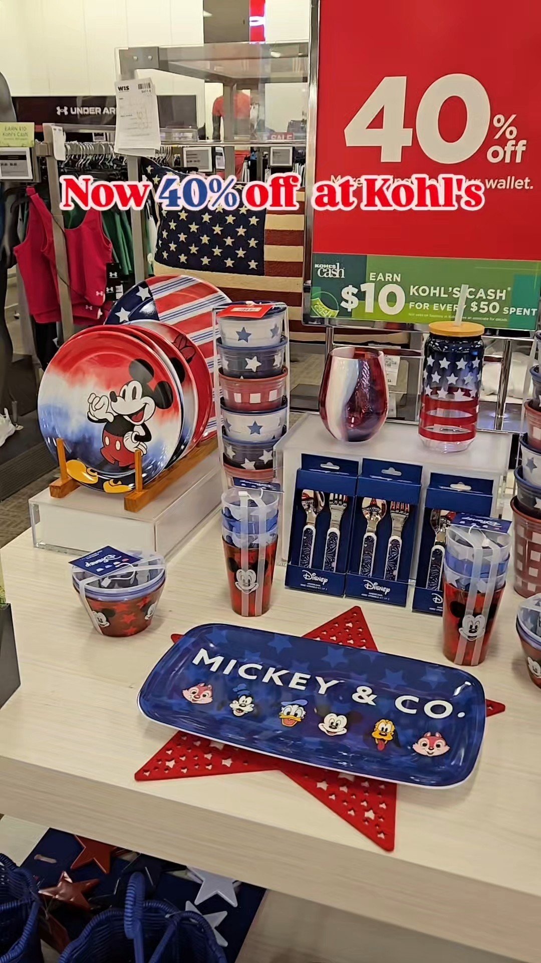 4th of July table scape, 4th of July decor, Disney 4th of July, Disney red white and blue, Independence day table, Kohls Disney sale

#LTKSummerEdit #LTKHome #LTKSaleAlert
