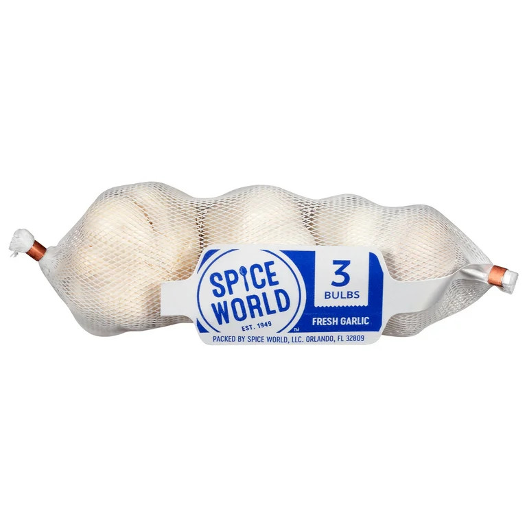Spice World Fresh Garlic Sleeve, 3 Count | Walmart (US)