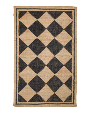 5x8 Wool And Jute Blend Handwoven Rug | TJ Maxx