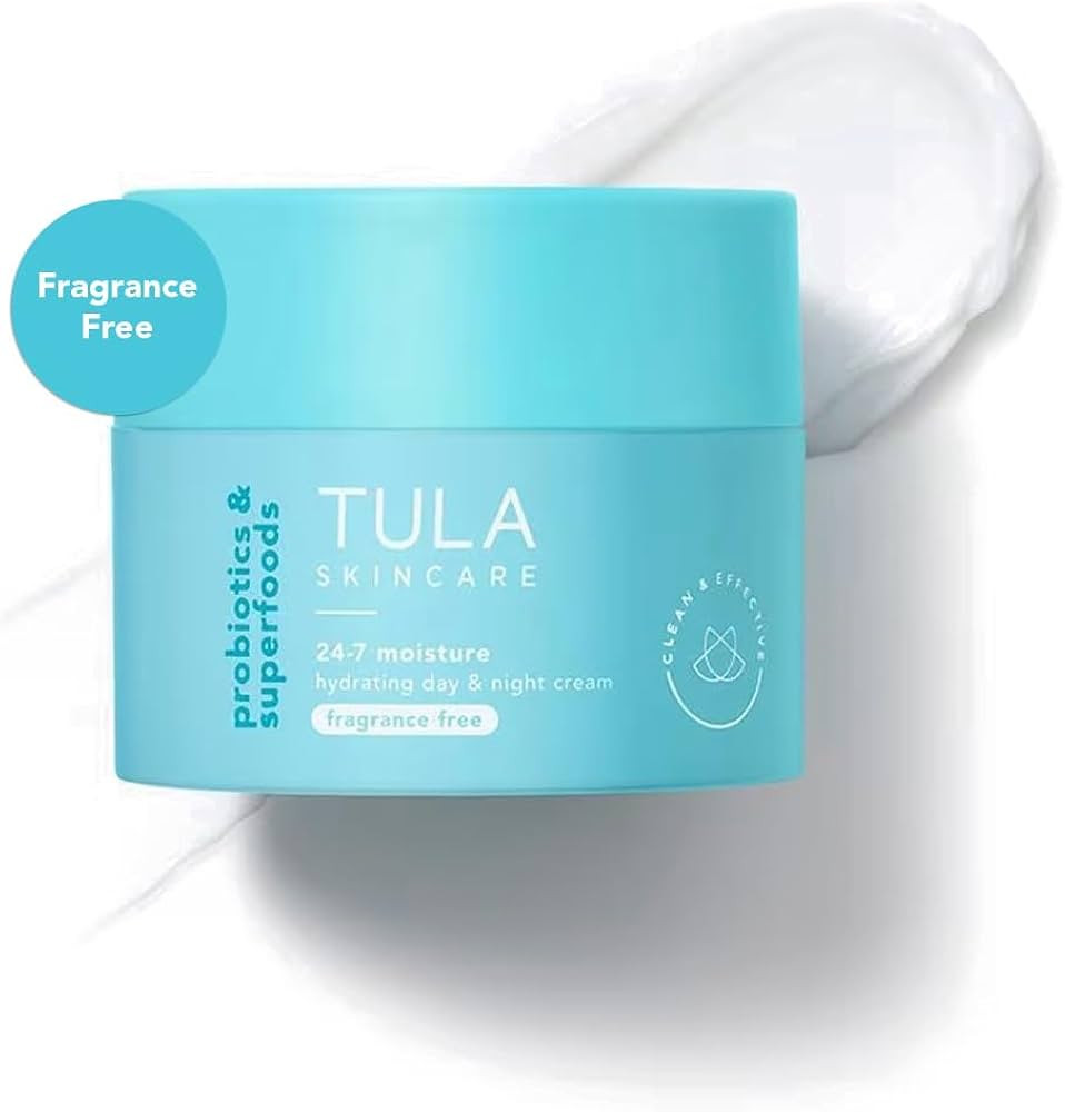 TULA Skin Care 24-7 Hydrating Day & Night Cream Fragrance Free - Nourishing Moisturizer for Face,... | Amazon (US)