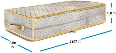 Zober Sturdy Plastic Underbed Christmas Ornament Storage Box, 6 Trays Keeps 96 Holiday Christmas ... | Amazon (US)