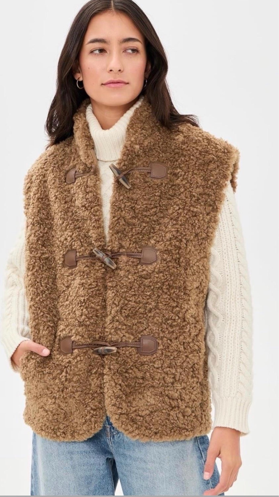 Shearling vest

#LTKootd