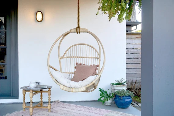 Sedona Moonrise Rattan Swing Chair | Etsy (US)