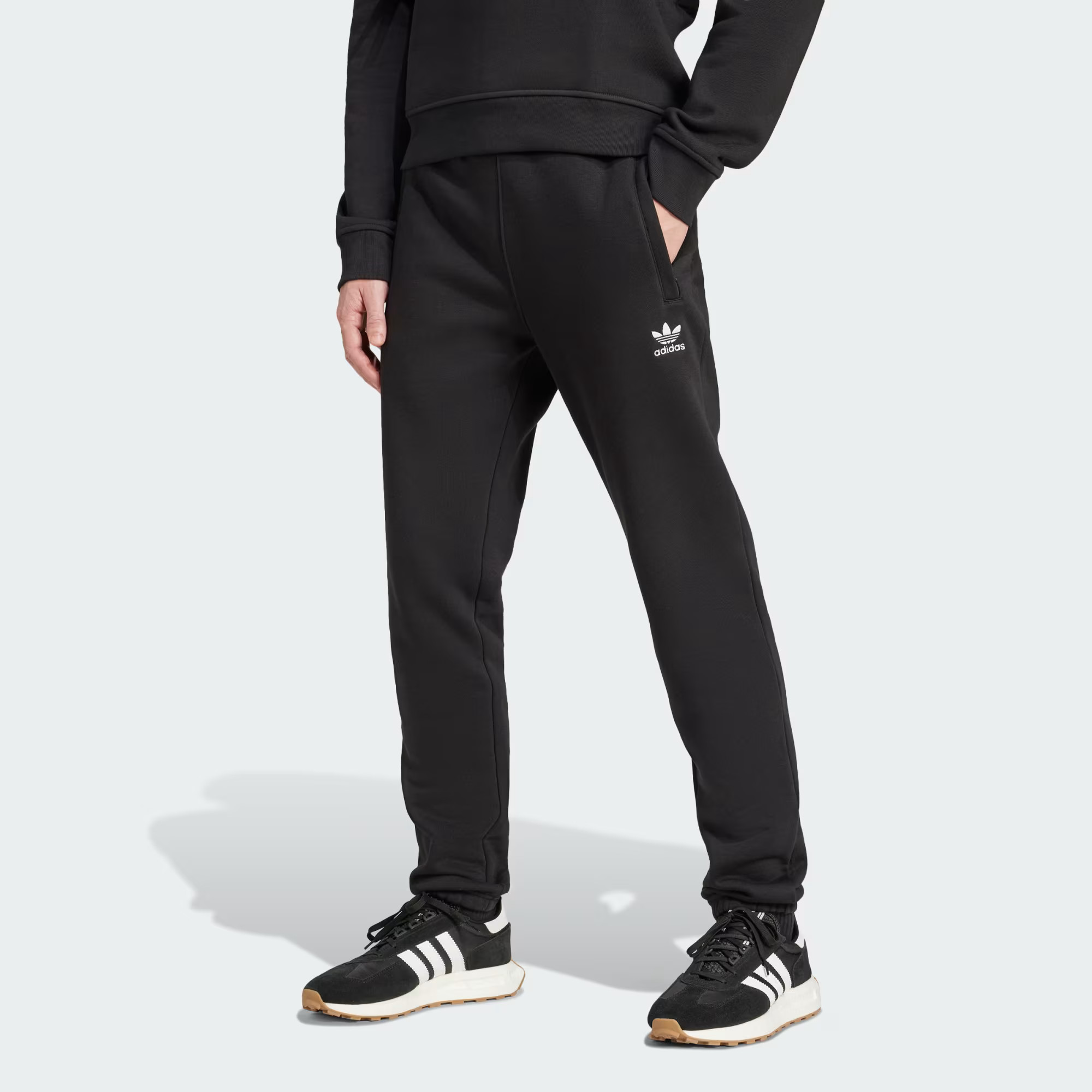 adidas Trefoil Essentials Pants - Black | Free Shipping with adiClub | adidas US | adidas (US)