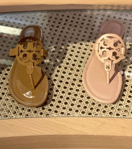Found a bunch of Tory Burch Miller sandals on sale today! Many colors and even with crystals! 

#LTKshoecrush #LTKsalealert #LTKstyletip