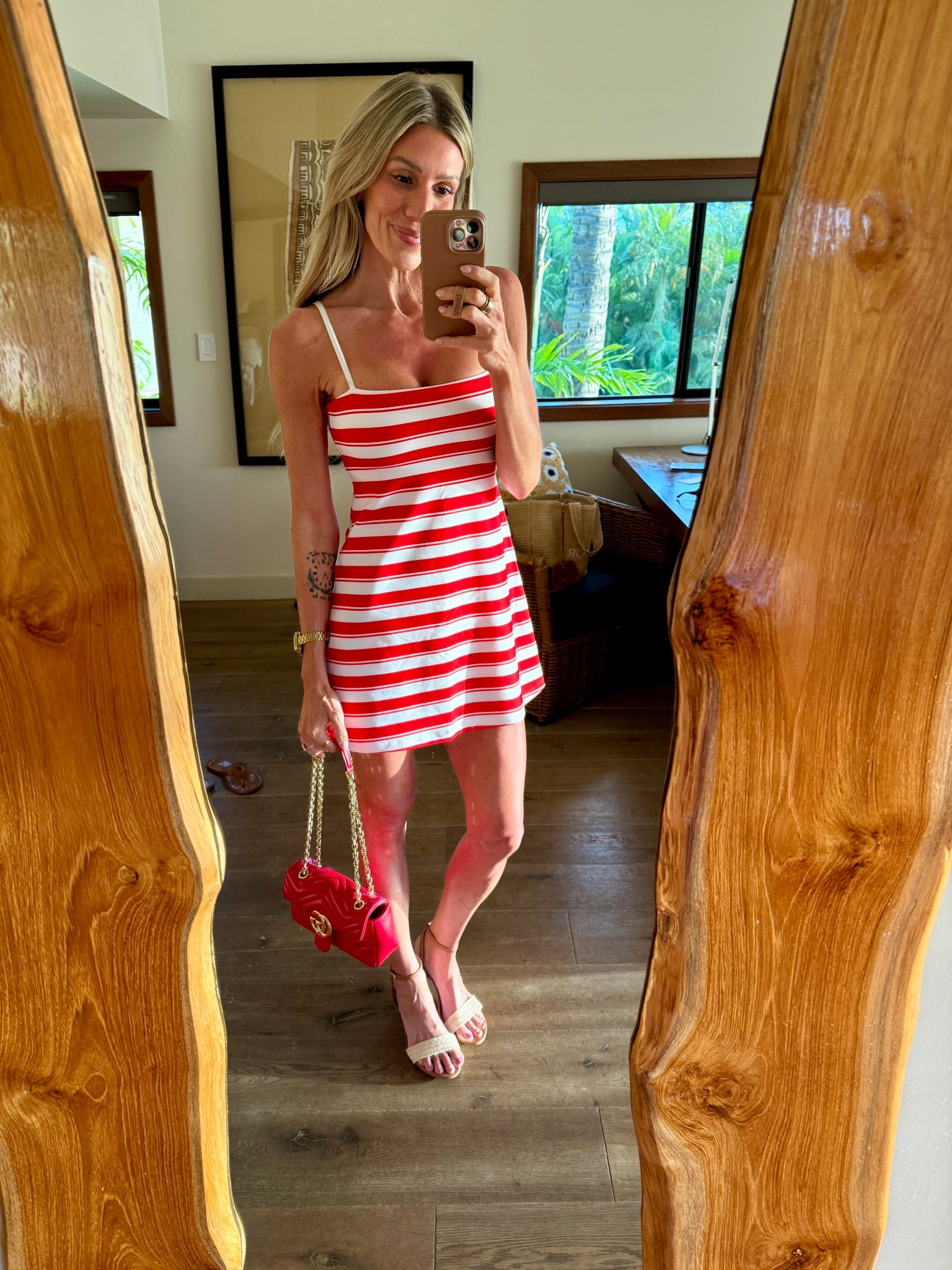 XS in dress 