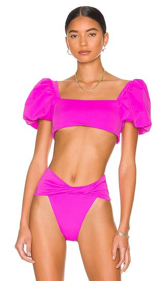 x REVOLVE Calista Bikini Top in Pink | Revolve Clothing (Global)